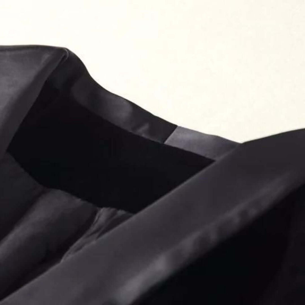 Isabelle - Velvet tuxedo blazer with satin lapels-DESTINY