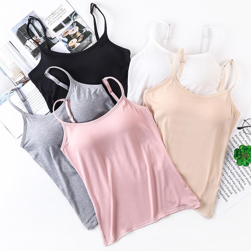 Padded Tank Top™ | Tank top with built-in bra-DESTINY