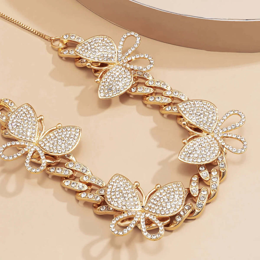 Fashion Butterfly Color Necklace-DESTINY