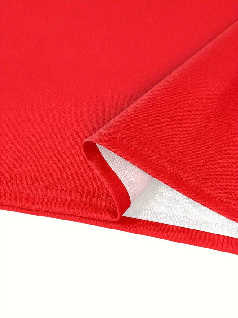 Henry – fashionable red golf shirt in street style-DESTINY