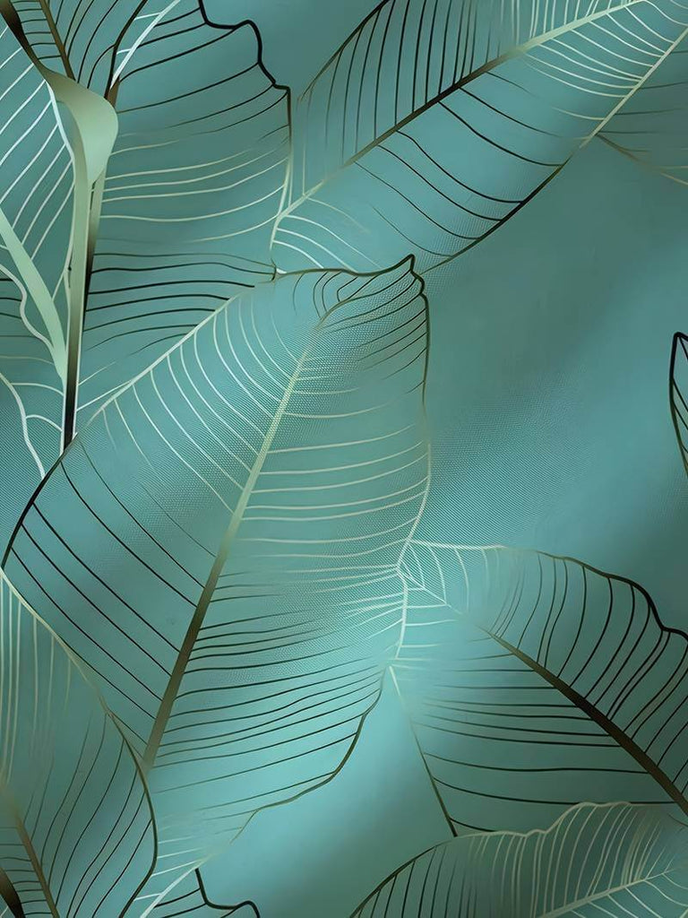 Aiden - plus size tropical leaf print hawaiian shirt-DESTINY