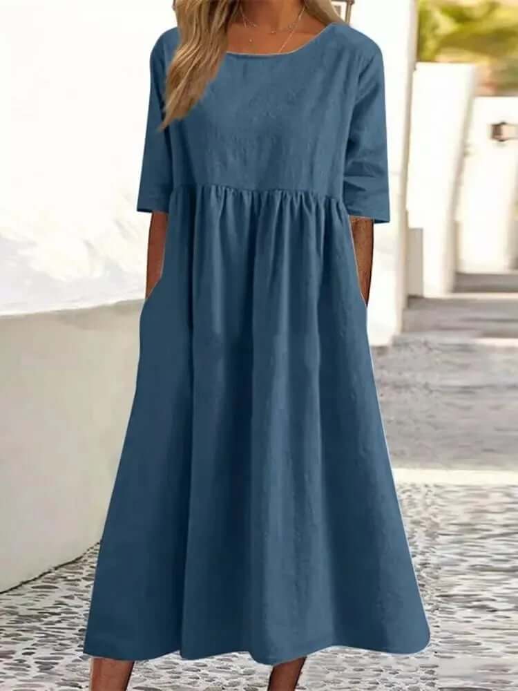 Sibylla™ - Cotton Dress-DESTINY