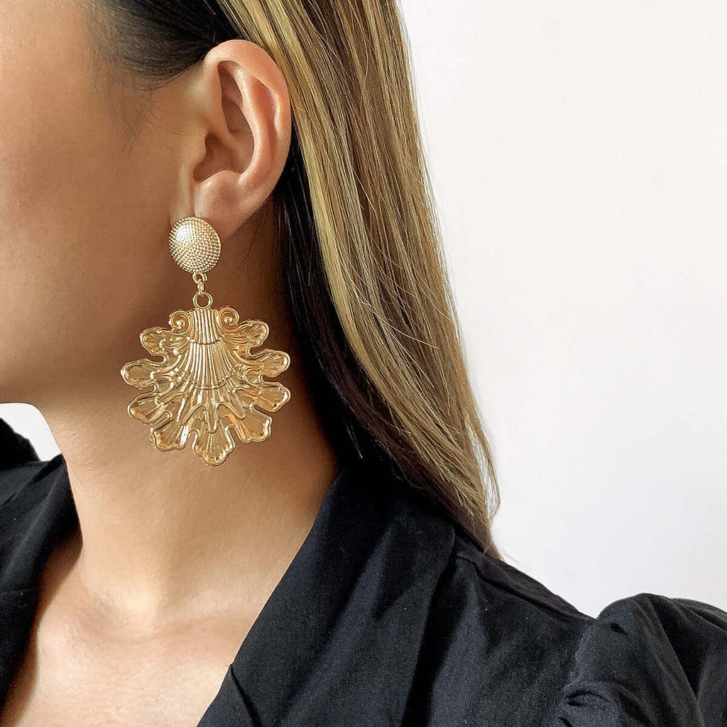 Fashion personality goldfish earrings-DESTINY