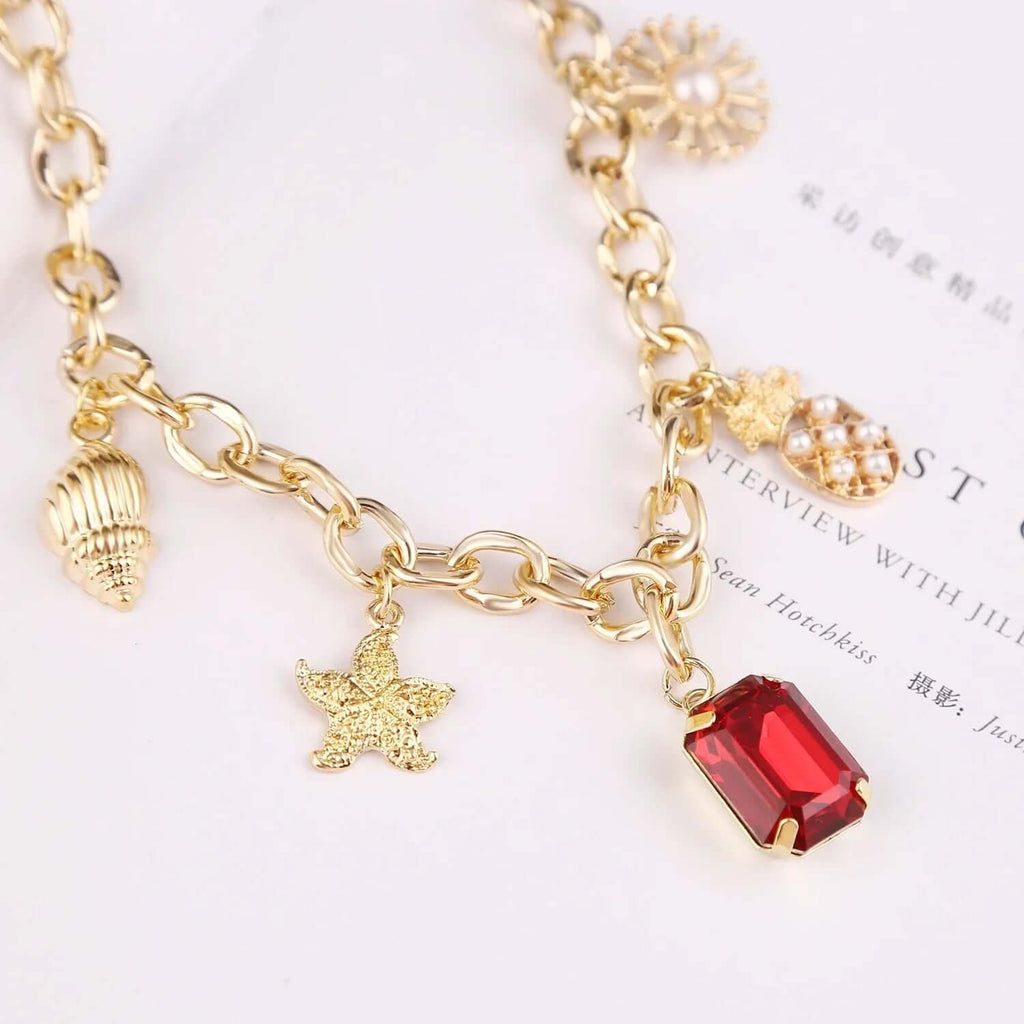 Starfish Shell Conch Necklace-DESTINY