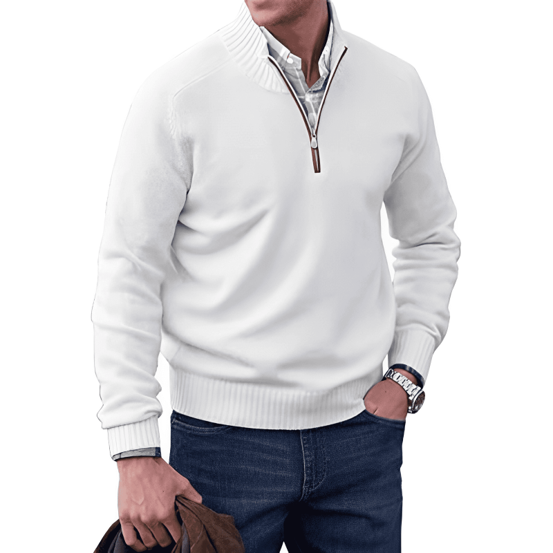 ALBIE - ELEGANT SWEATER WITH ZIPPER-DESTINY