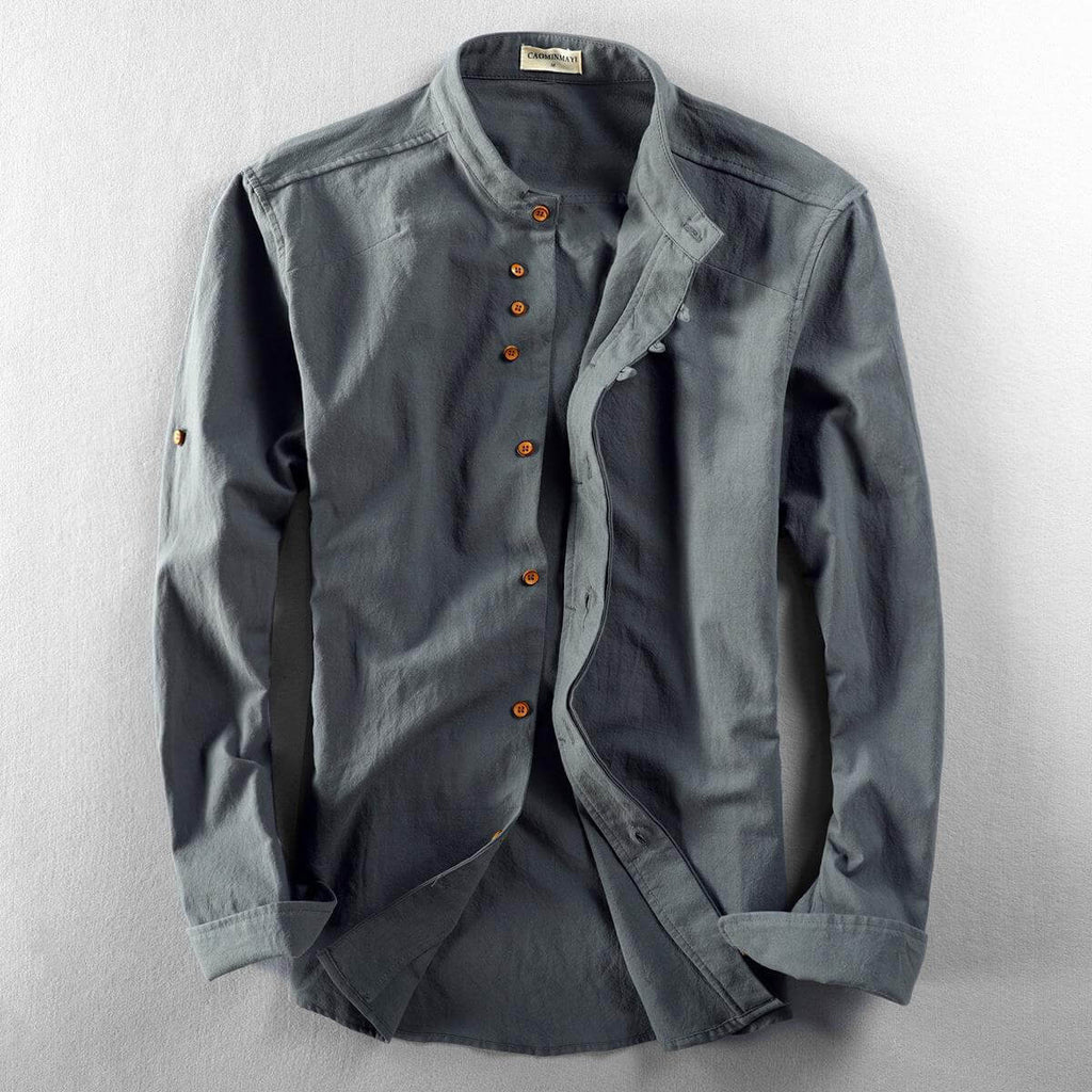 Dejan - Casual linen shirt for men-DESTINY