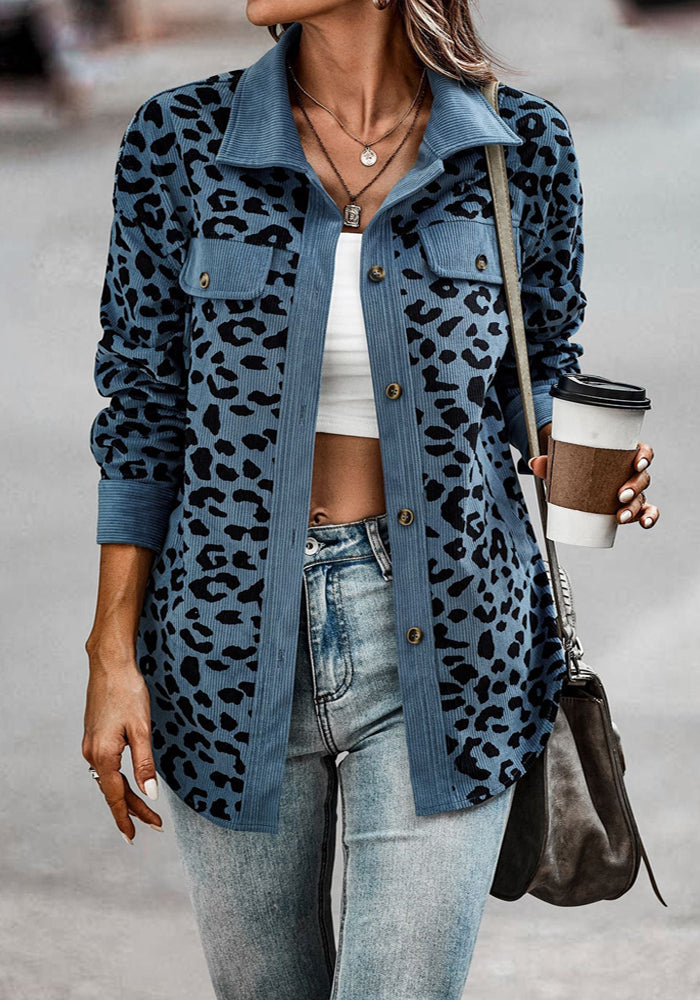 Leopard cardigan - Sophisticated look for any occasion-DESTINY