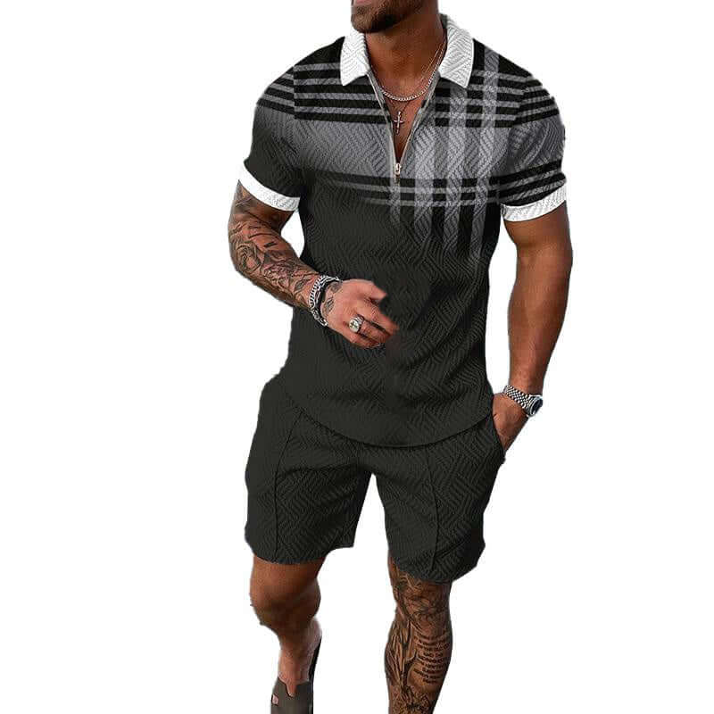 MEN'S CASUAL POLO SHIRT SET 84556613YM-DESTINY