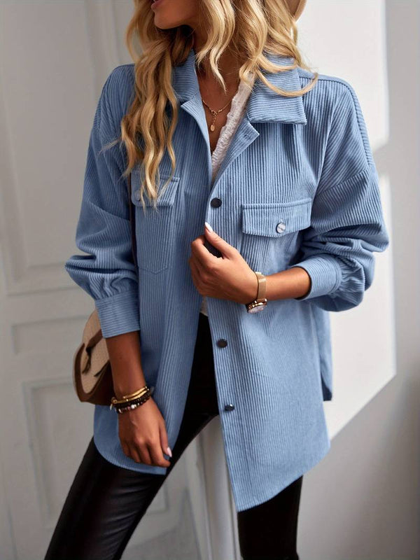 Casual corduroy jacket - Ideal for layering-DESTINY