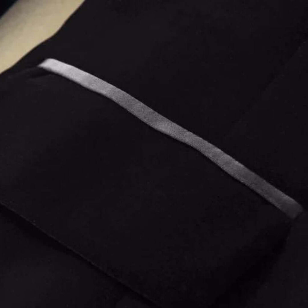 Isabelle - Velvet tuxedo blazer with satin lapels-DESTINY