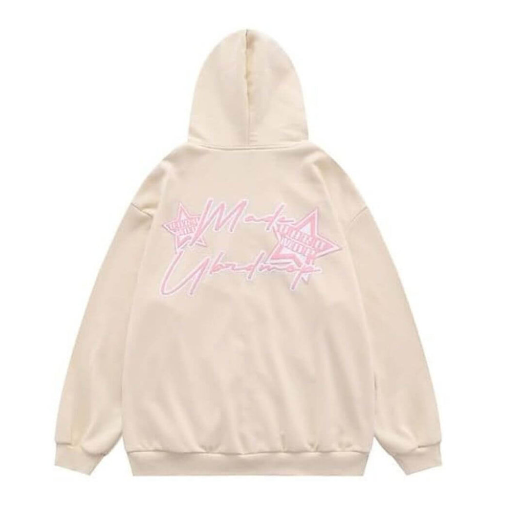 Oversized hoodie with graphic print-DESTINY