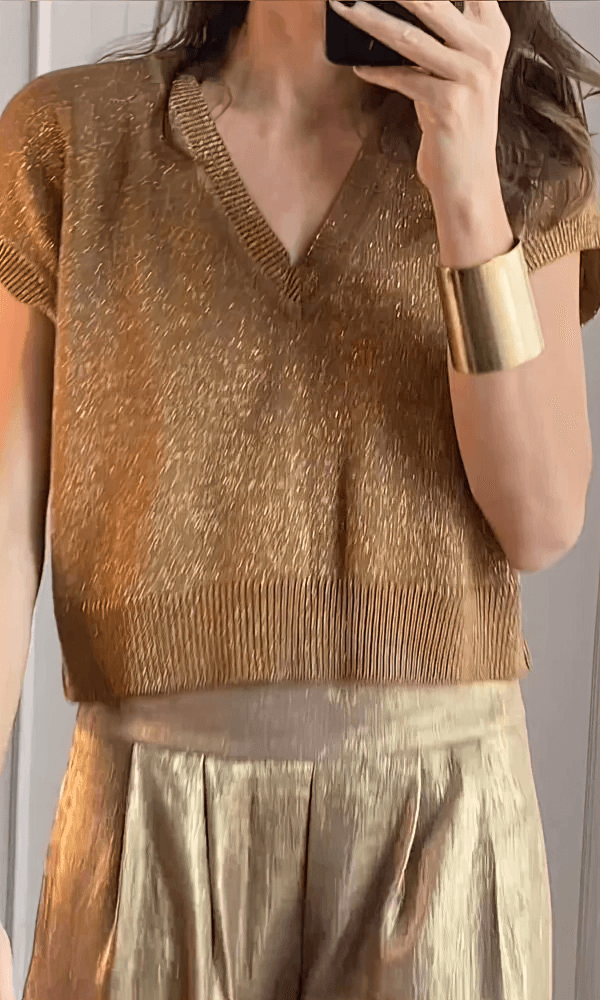 Maelin | Elegant Top and Pants Set-DESTINY