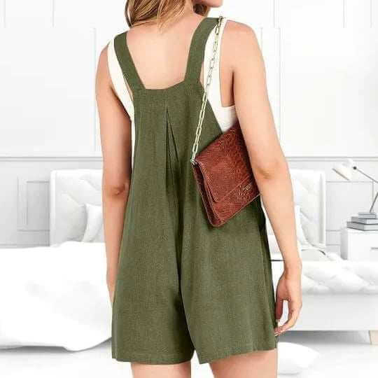 Sleeveless short overall-DESTINY