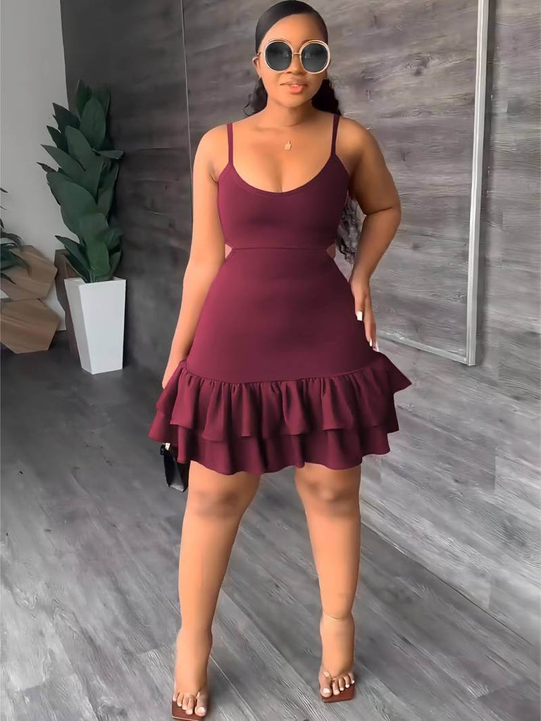 Amelia – chic sleeveless cami dress for women-DESTINY