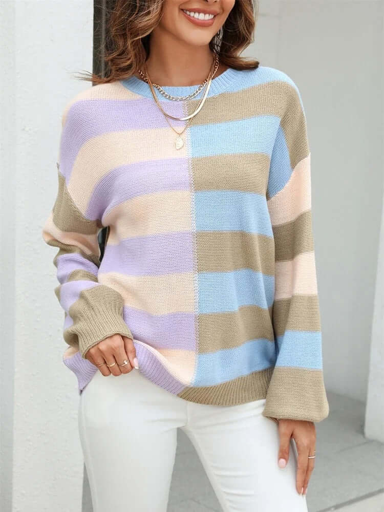 Lliana | Colorful spring sweater-DESTINY