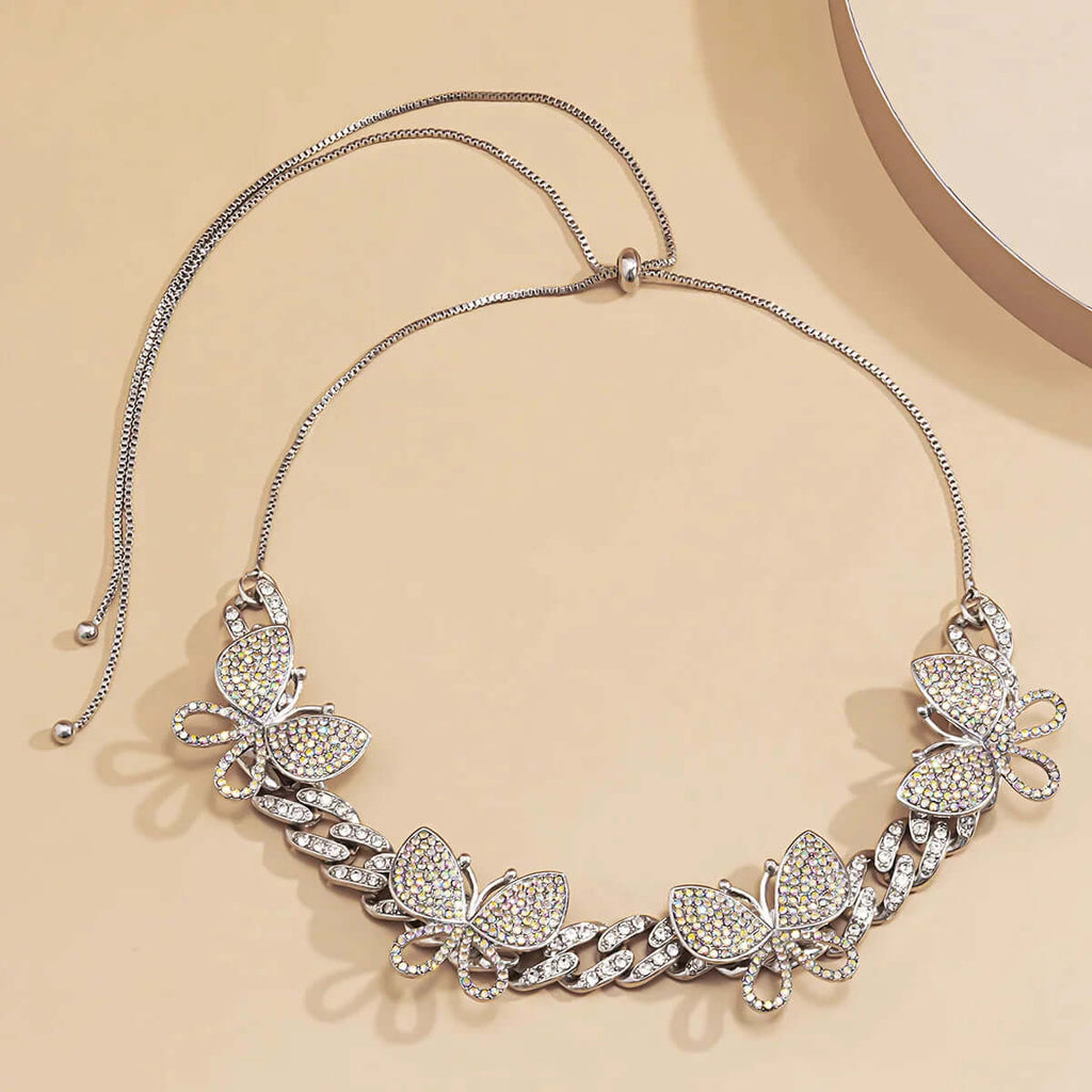 Fashion Butterfly Color Necklace-DESTINY