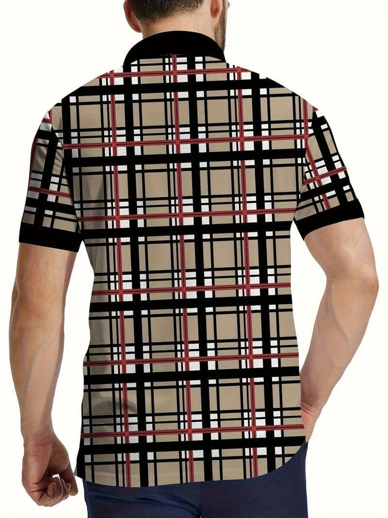 Alexander graphic check shirt-DESTINY