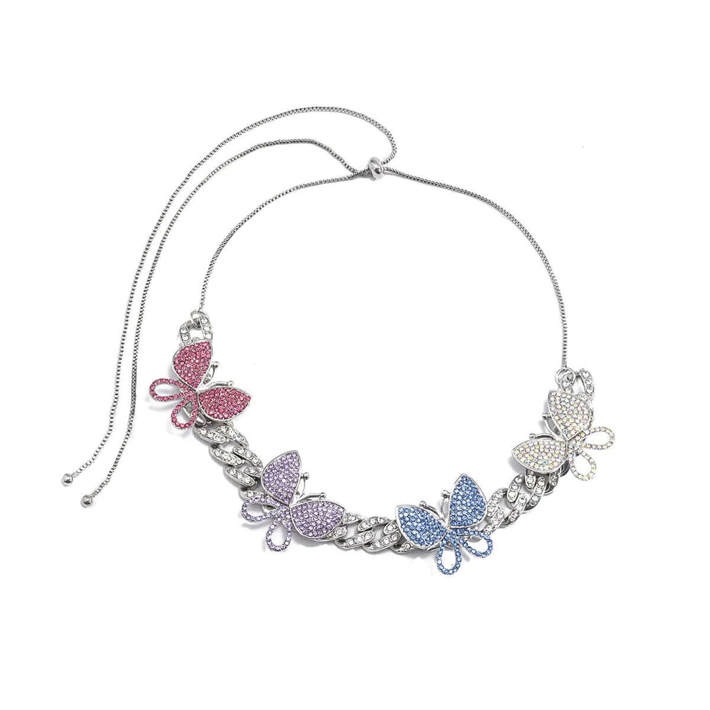 Fashion Butterfly Color Necklace-DESTINY