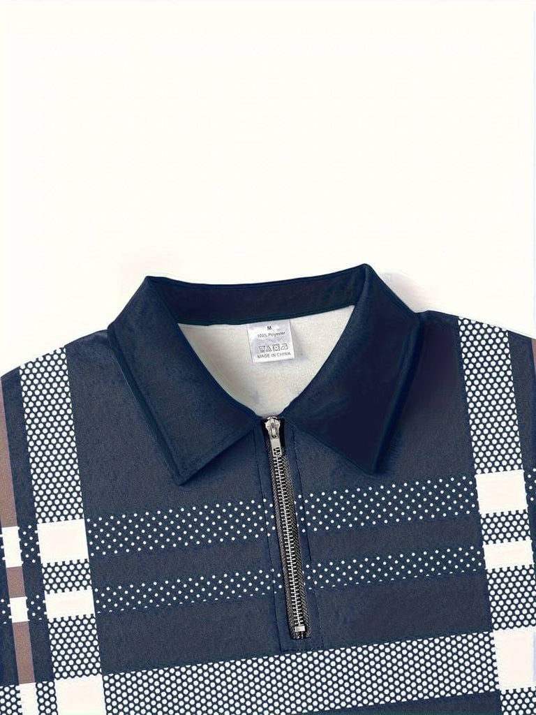 Henry – fashionable red golf shirt in street style-DESTINY