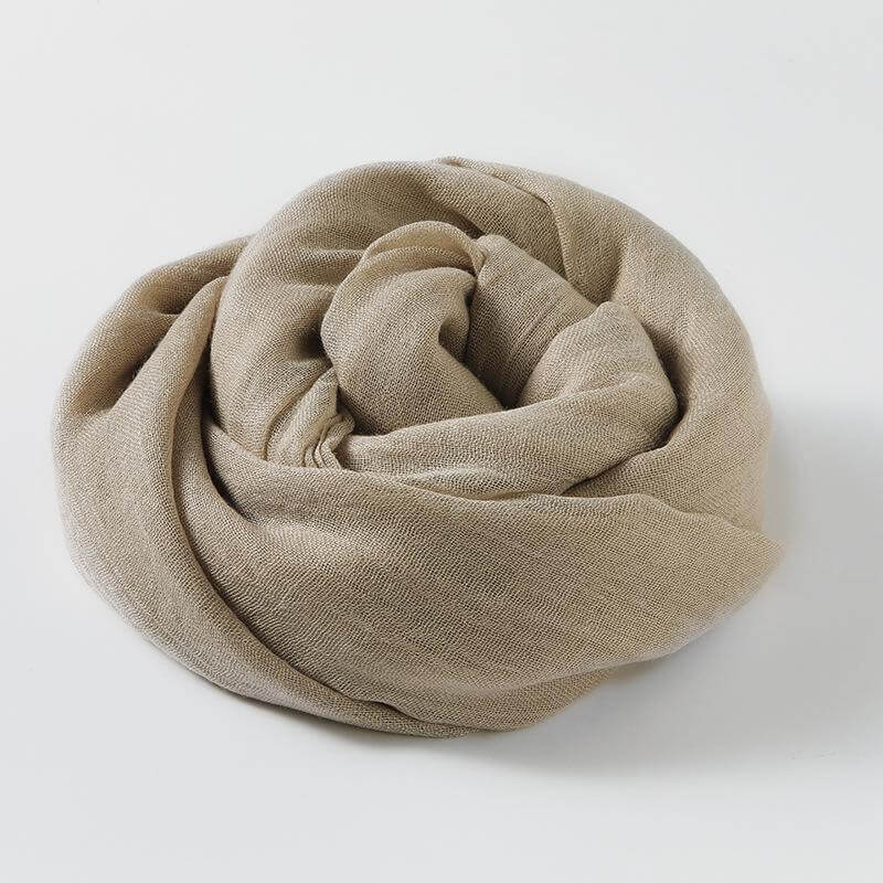 Soft Linen Texture Scarf-DESTINY