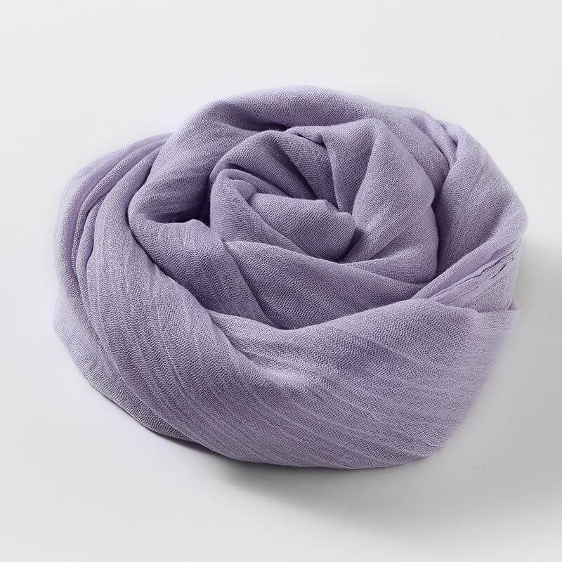 Soft Linen Texture Scarf-DESTINY