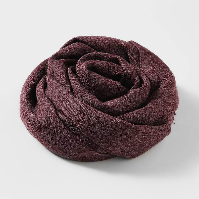 Soft Linen Texture Scarf-DESTINY