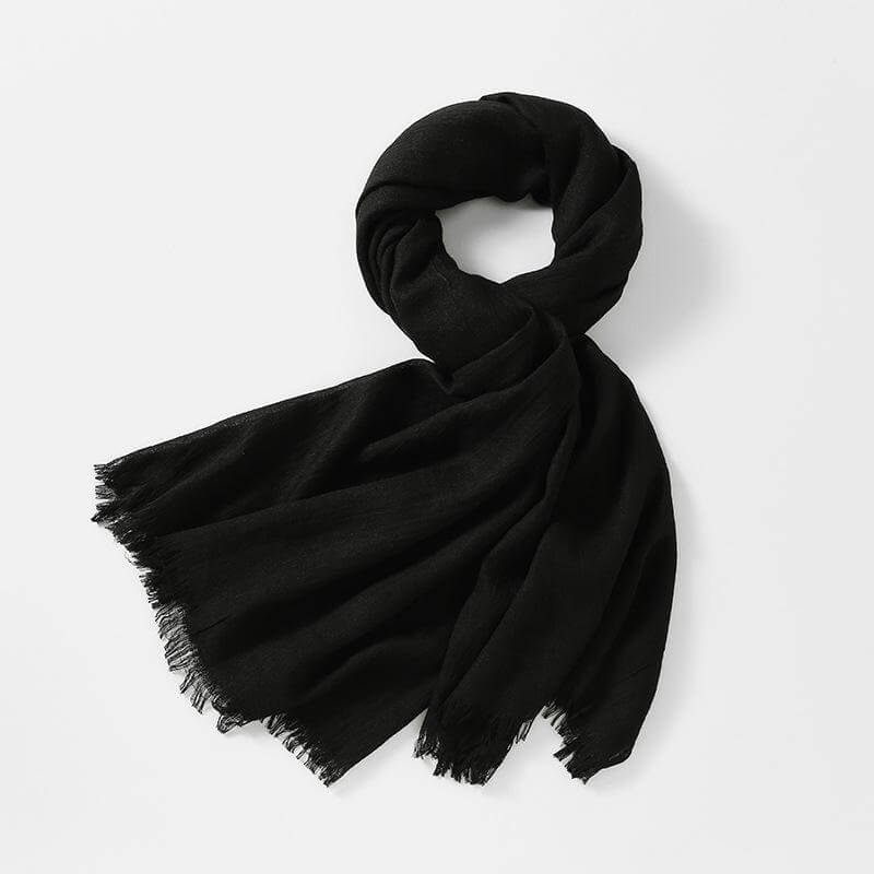 Soft Linen Texture Scarf-DESTINY