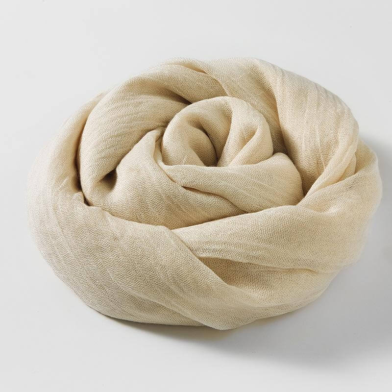 Soft Linen Texture Scarf-DESTINY