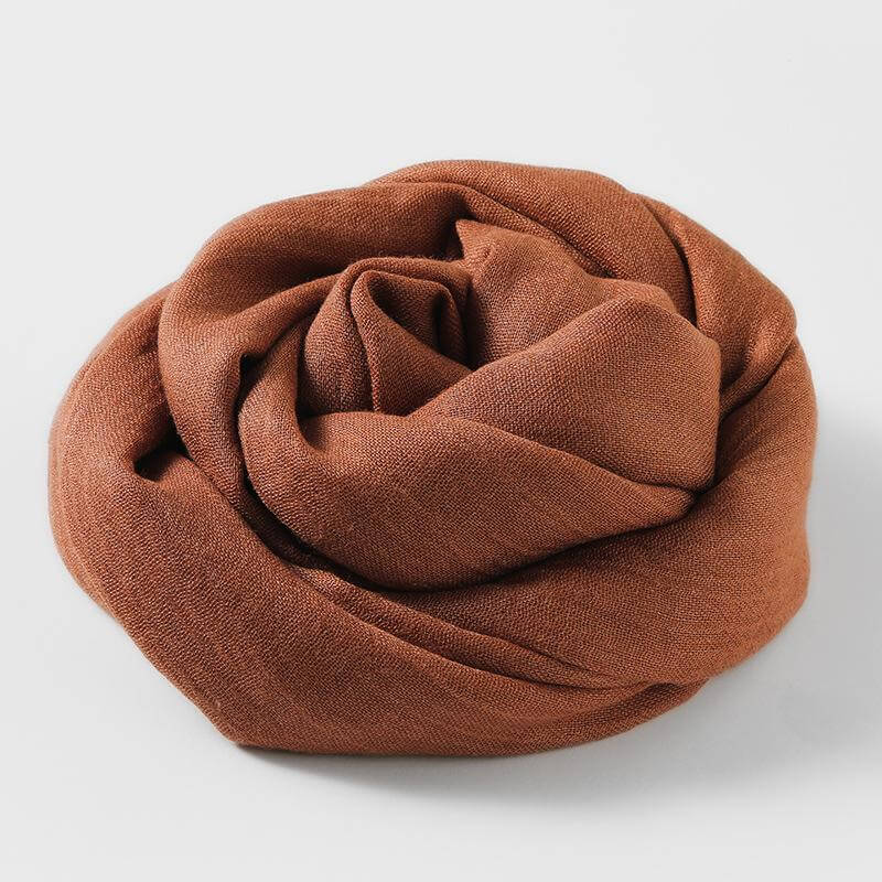 Soft Linen Texture Scarf-DESTINY