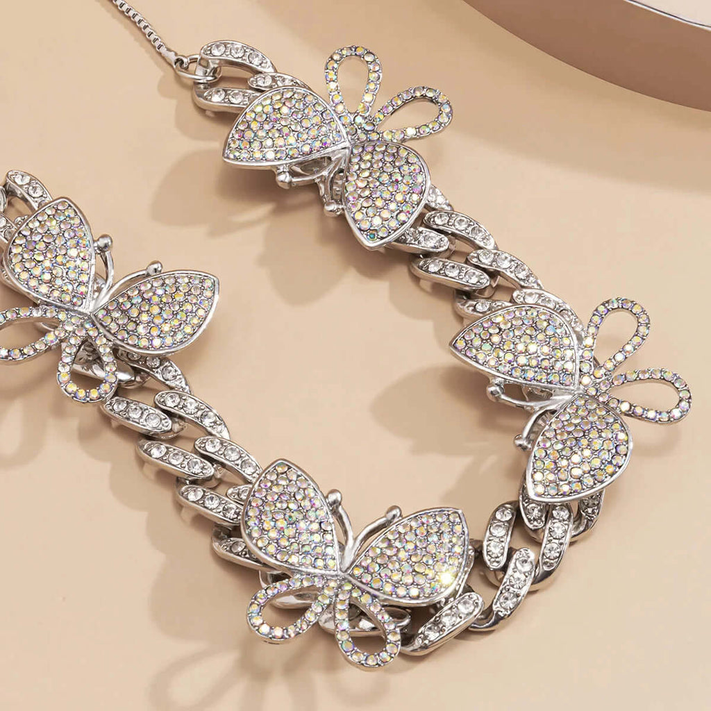 Fashion Butterfly Color Necklace-DESTINY