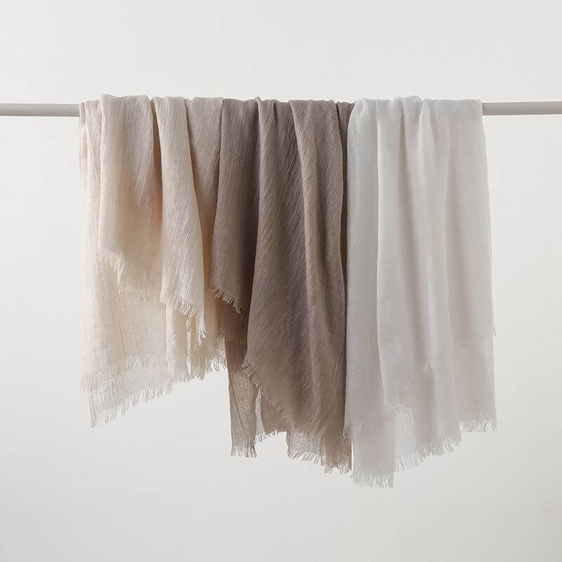 Soft Linen Texture Scarf-DESTINY