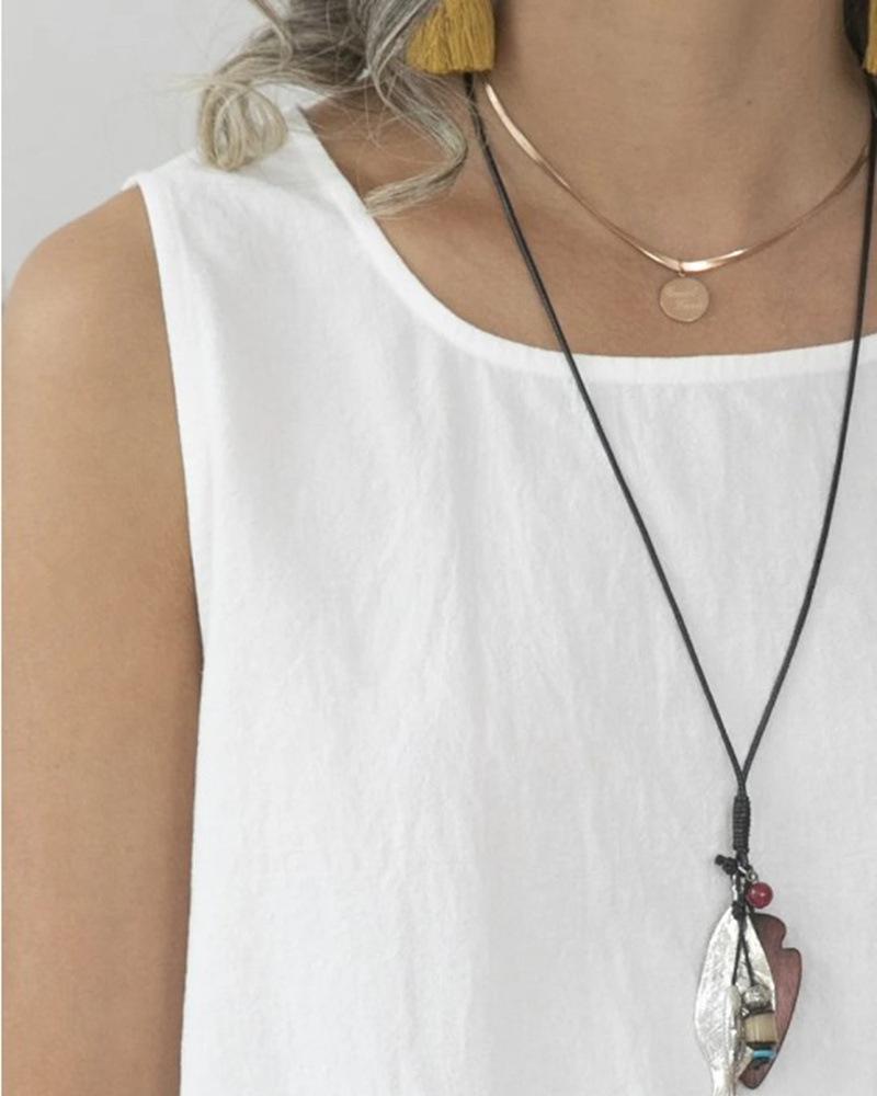 Casual Minimalism A-Line Top-DESTINY