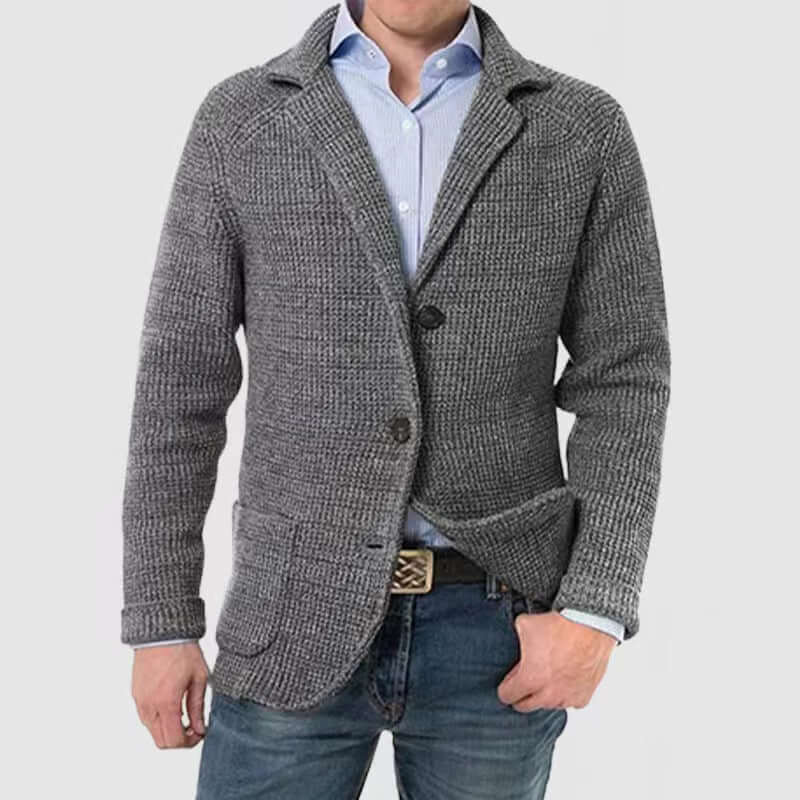 Flynn - Elegant long-sleeved jacket with chapel pocket-DESTINY