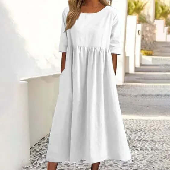 Sibylla™ - Cotton Dress-DESTINY