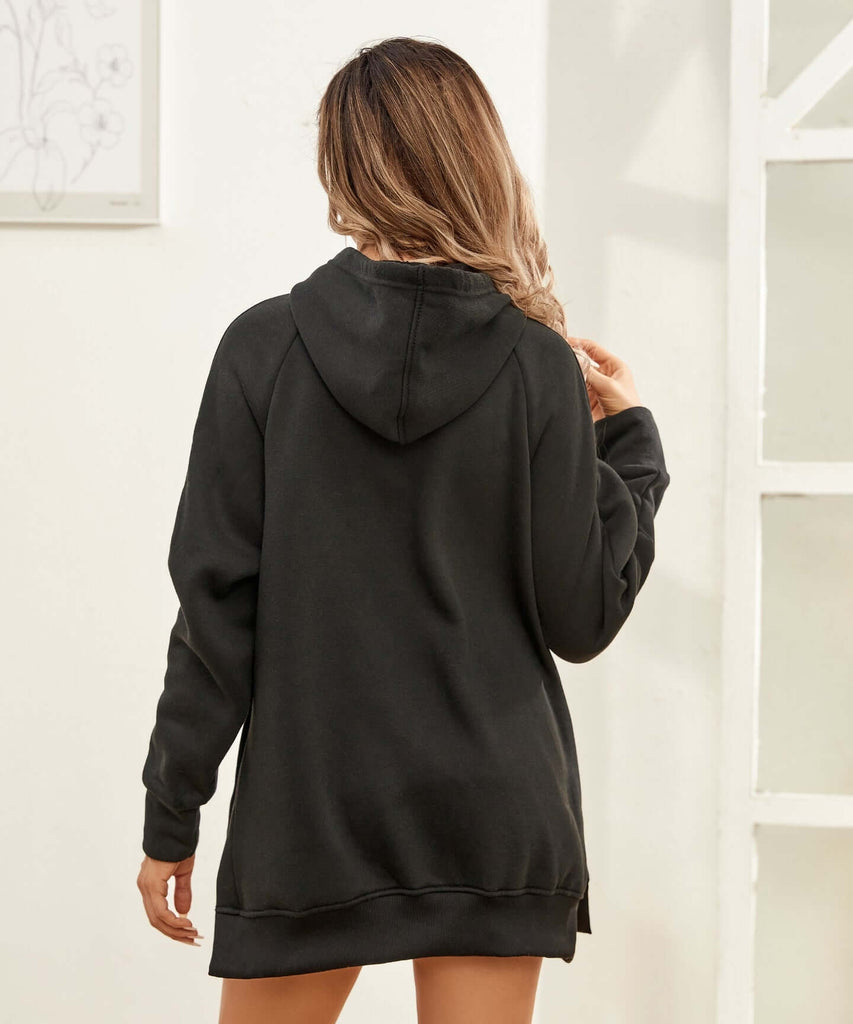 Oversized Hoodie Dress-DESTINY