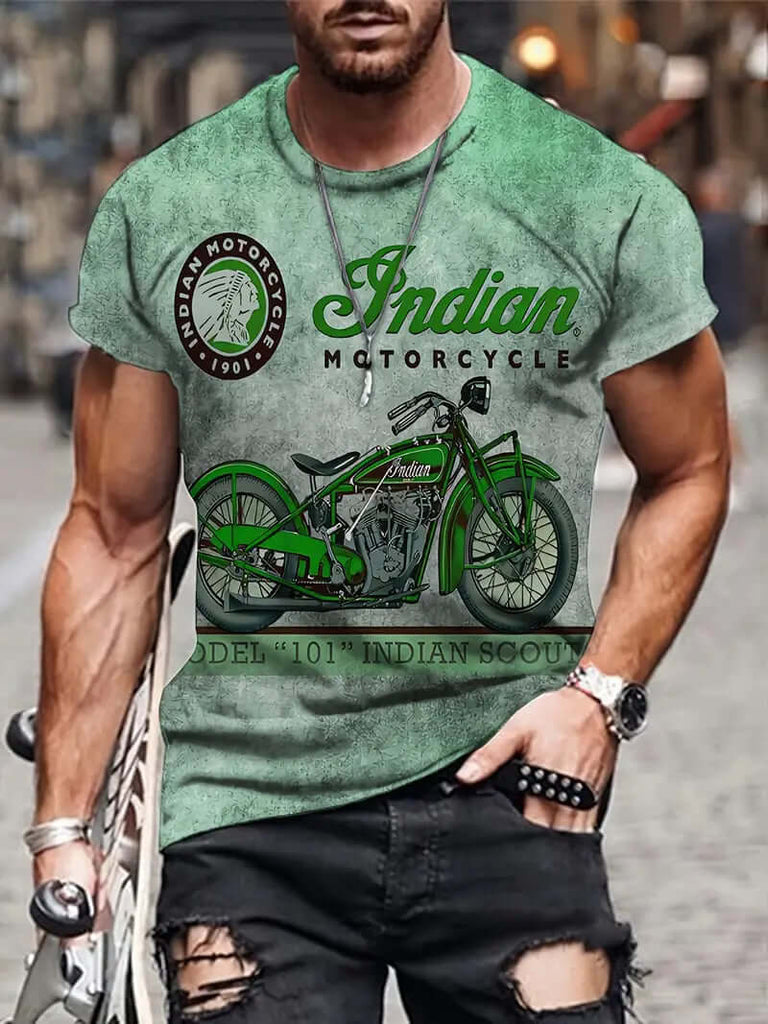 William - retro style graphic t-shirt for men-DESTINY