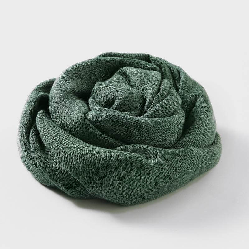 Soft Linen Texture Scarf-DESTINY