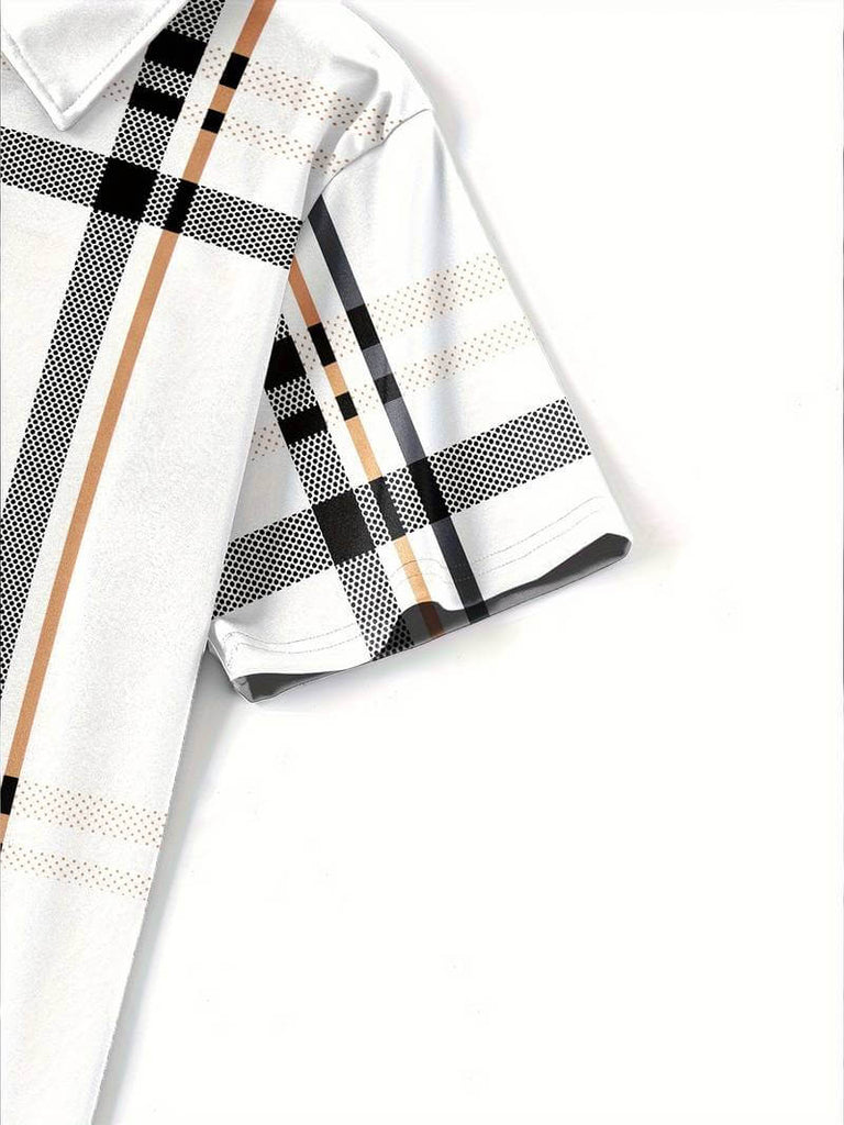 Henry – fashionable red golf shirt in street style-DESTINY