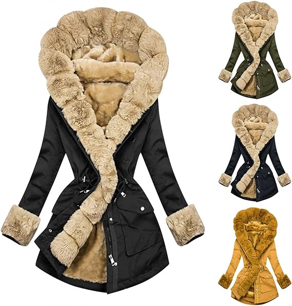 The warm fashion jacket with a cosy plush lining - Perfect for chilly days-DESTINY