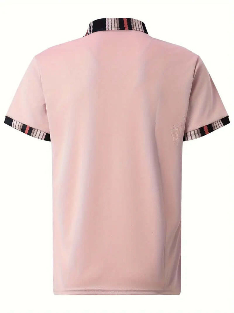 Daniel - breathable regular striped collar shirt for men-DESTINY