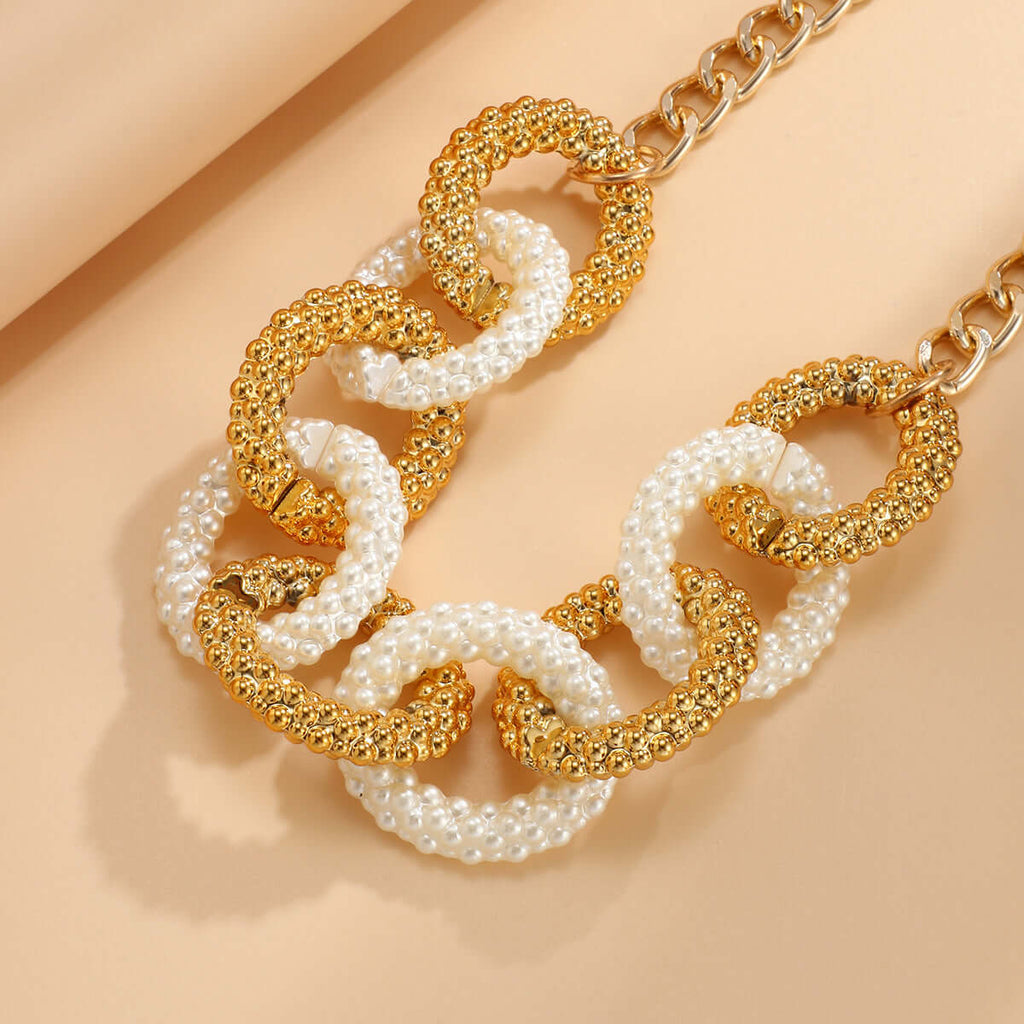 Vintage Metal Thick Chain Necklace-DESTINY