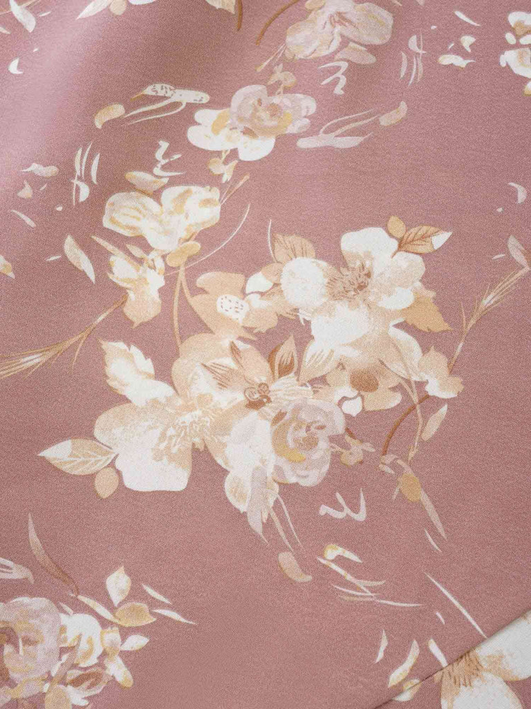 Floral Pocket Elastic Waist Adjustable Straps Dress-DESTINY