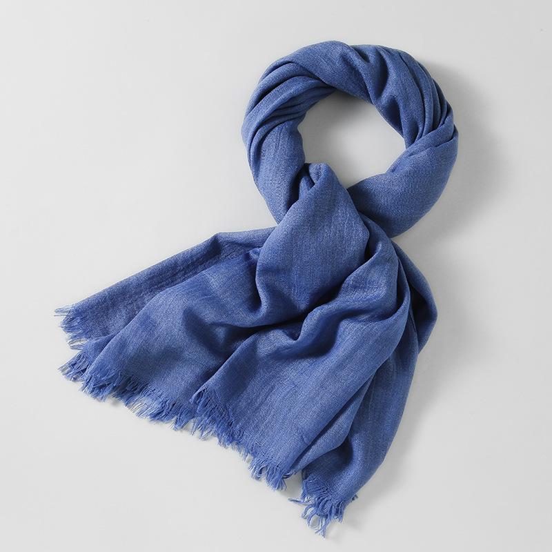 Soft Linen Texture Scarf-DESTINY