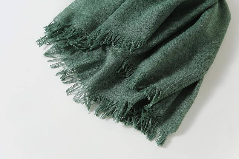 Soft Linen Texture Scarf-DESTINY