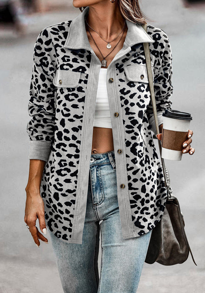 Leopard cardigan - Sophisticated look for any occasion-DESTINY