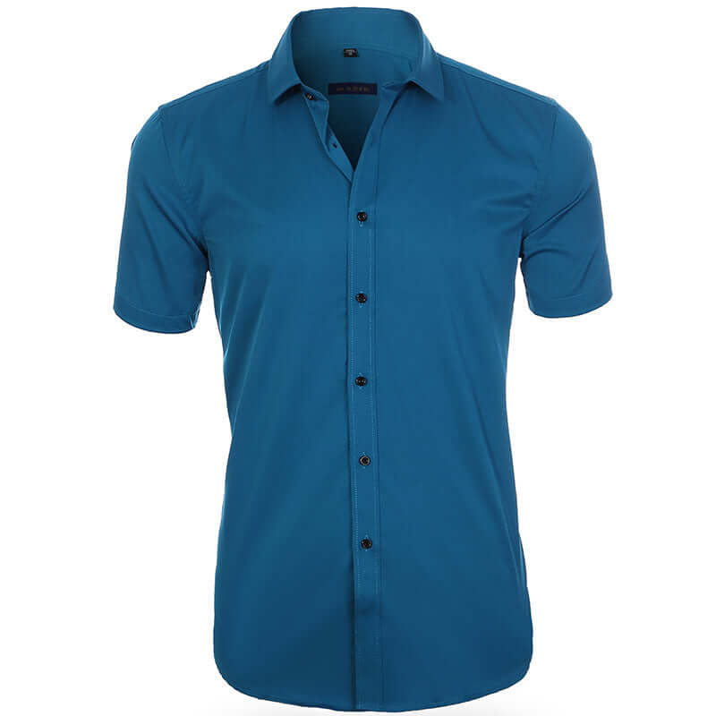 Breathable Elastic Anti-wrinkle Short Sleeve Shirt-DESTINY