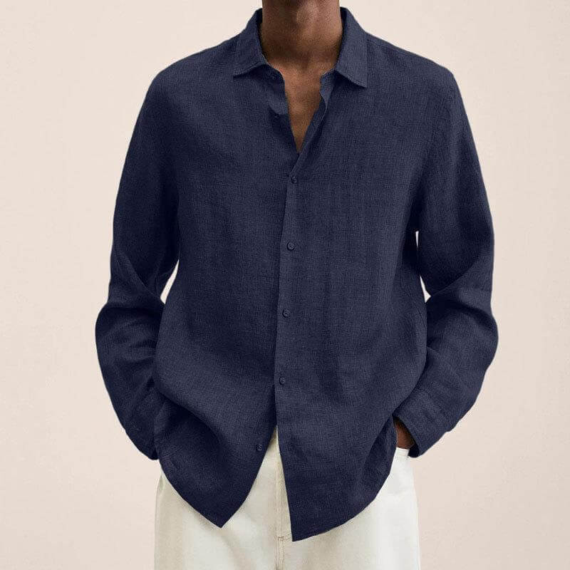 Elegant linen shirt for men - albert-DESTINY