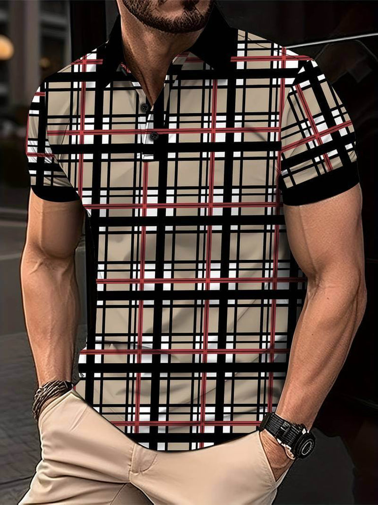 Alexander graphic check shirt-DESTINY