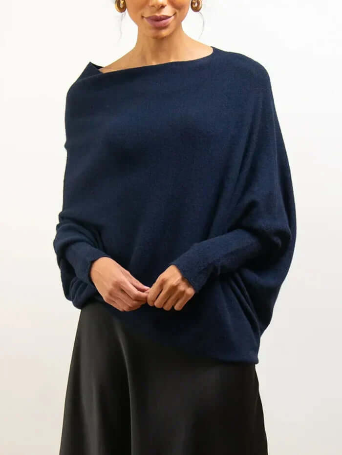 Asymmetric draped jumper-DESTINY