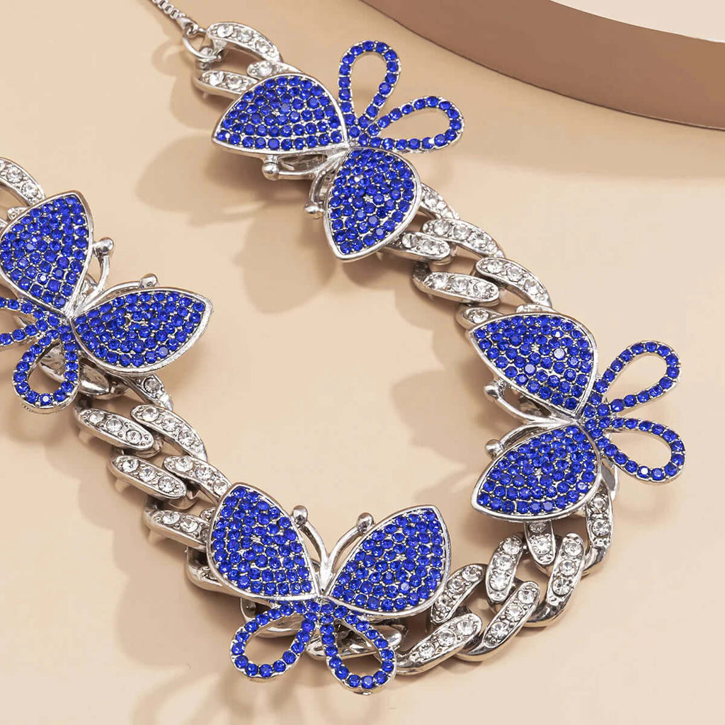 Fashion Butterfly Color Necklace-DESTINY
